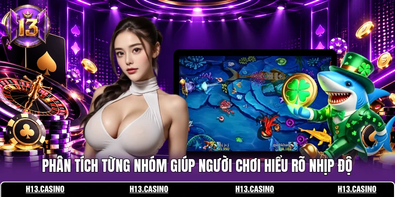 Phân tích từng nhóm giúp người chơi hiểu rõ nhịp độ 