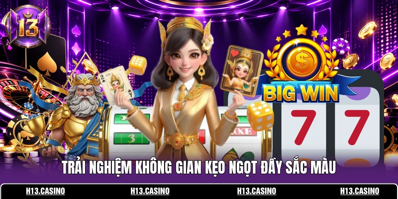 Trải nghiệm không gian kẹo ngọt đầy sắc màu